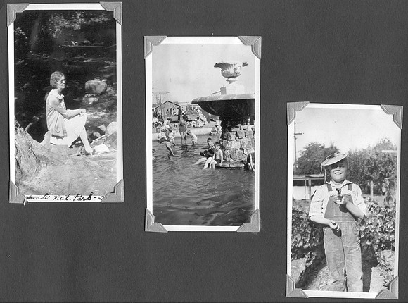 L-Gertrude Stephens, C-Lee Stephens and cousin R-Lee's cousin